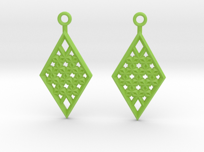 orecchini ciondoli matematica arte geometria 3D print model - Mito3D