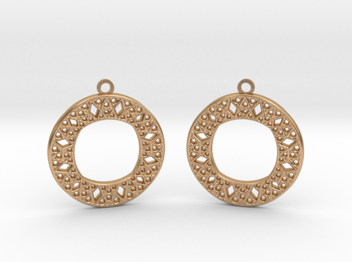 earrings pendants math art geometry 3D print model - Mito3D