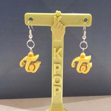 earrings jewelry earring jewellery k-pop korea kpop pop music 3d print model - Mito3D