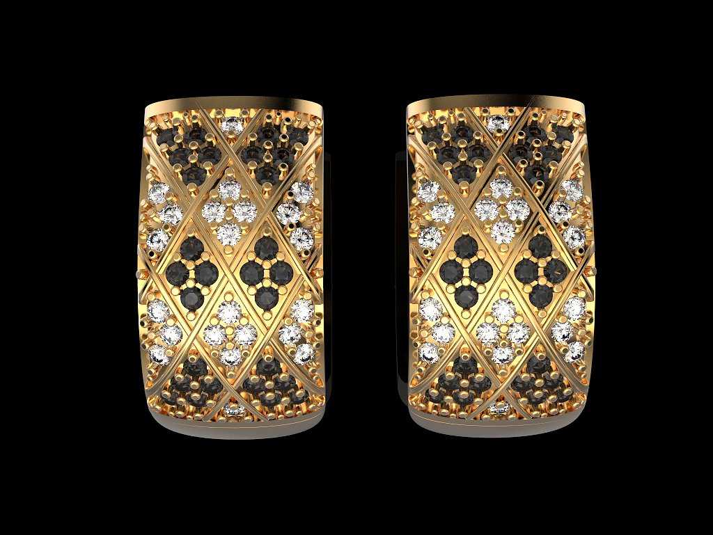 brincos joalheria impressão 3dprinted jóias imprimível Projeto jóia dourado moda ouro prototipagem prata brinco mulheres 3D print model - Mito3D