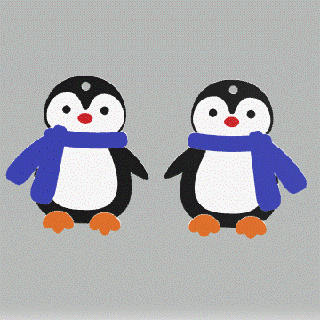 earrings - penguin jewelry jewellery accessories cute fun fdm ender glass window stained fashion 3d print model - Mito3D