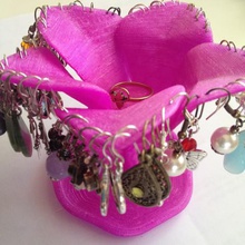 earrings holder jewelry flower jewellery homeware decoration 3d print model - Mito3D
