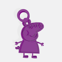 earrings necklace peppa pig jewelry 3d print model - Mito3D