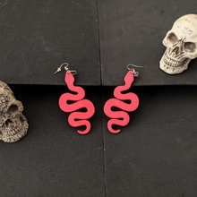 earrings snake jewelry alternative 3d print model - Mito3D