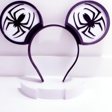 ears illuminated magnets fashion headband spiderman hat halloween 3d print model - Mito3D