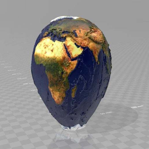 earth easteregg home decor 3D print model - Mito3D