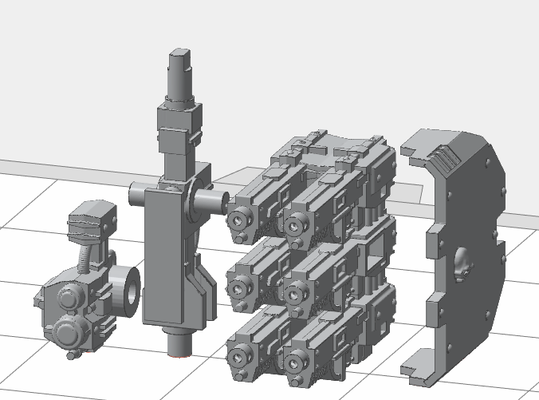 erde sammler riegel spiel land raider bolter hurrikan 3d print model - Mito3D