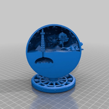 Erde-Mond-Sterne - urbi orbi Kunst Skulpturen Welt Sterne Mond mittelalterliche Erde 3d print model - Mito3D