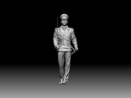 earth saber academy soldier military army spain spanish land 3d print model - Mito3D