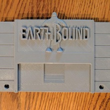 earthbound cart gadget cartridge nintendo snes video game games 3d print model - Mito3D