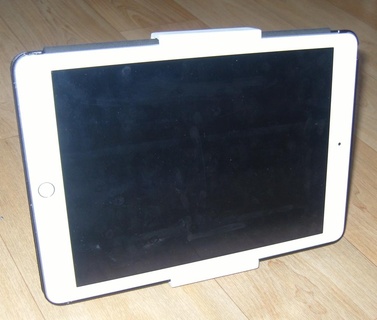 easel ipad stand support tablet phones gadgets 3d print model - Mito3D