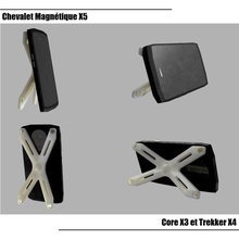 cavalete x5 x3 core trekker x4 telefone stand titular suporte magnética smartphone núcleo 3d print model - Mito3D