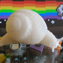 easier articulated slug shell game animal flexi snail toy accessories 3d print model - Mito3D