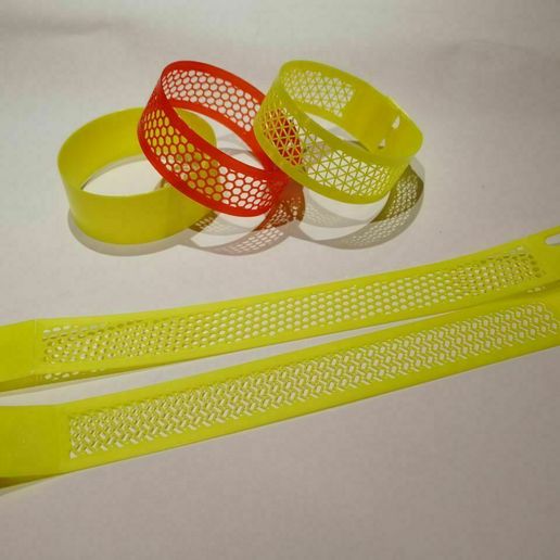 facilmente imprimível pulseira moda acessórios 3D print model - Mito3D