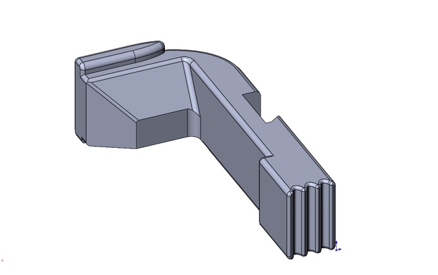 grue glock 17 gen3 magazine fermer clé bouton airsoft balle frappe g17 3d print model - Mito3D