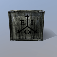 east india co crate game asset ready english house low poly tudor fantasy medieval 3d print model - Mito3D