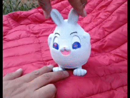 easter egg conejito Conejo huevo Pascua Resurrección 3d print model - Mito3D