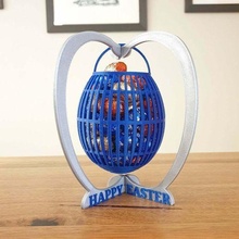 Pascua Resurrección cesta estante soporte decoración huevo cazar regalo apoyo casa 3d print model - Mito3D