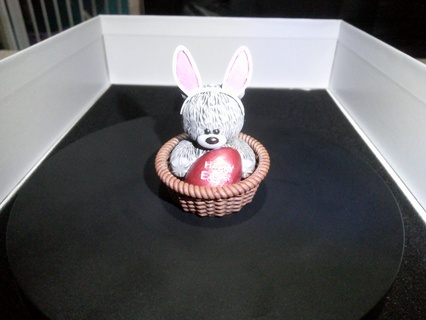 easter bear bunny ears headband egg basket share teddy celebrate celebration adorable cute cuteness love 3d print model - Mito3D