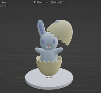 Pascua Resurrección chico pascuaxcults conejo lindo conejito 3d print model - Mito3D