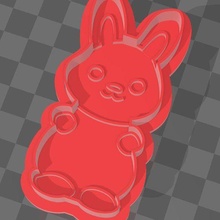 easter bunny's animal bunny rabbit 3d print model - Mito3D