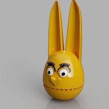 Paskalya tavşanı gadget konteyner 3d print model - Mito3D