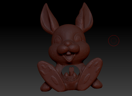 easter bunny bunnny rabbit 3d print model - Mito3D
