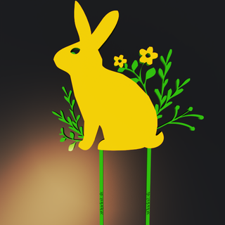 Pasqua coniglietto bambino coniglio guarnizione primavera 3d print model - Mito3D