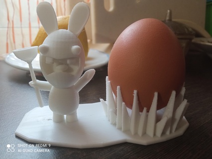 easter bunny 3d print model - Mito3D