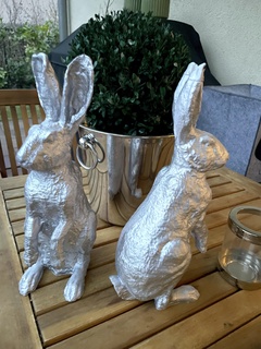 Pasqua coniglietto campo lepre regalo scultura coniglio 3d print model - Mito3D
