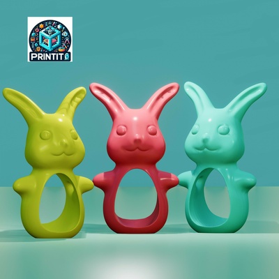 easter bunny egg decor decoration free seasonal celebrations printito spring 3d print model - Mito3D