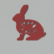 Pasqua coniglietto orientale ponte pasquale ostern Deko hase schifoso ender facile zu pressare Pagina iniziale ragazzo 3d print model - Mito3D