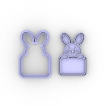 Ostern Hase di conejo Pascua Kekse Ausstechform 3d print model - Mito3D