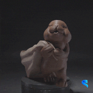Ostern Hase Körbe ziehen Tasche Zuhause Haus Dekor niedlich 3d print model - Mito3D
