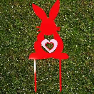 Pasqua coniglietto b bambino coniglio guarnizione primavera 3d print model - Mito3D