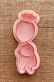 Pasqua coniglietto biscotto taglierina vari coniglio frese biscotti 3d print model - Mito3D