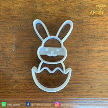 easter bunny cookie cutter home cookiecutter bake kitchen tool utensils fondant biscuit galleta cortante baking pascuas ostern semanasanta 3d print model - Mito3D