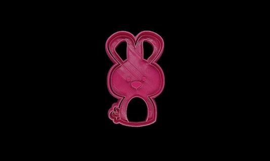 easter bunny cookie cutter cookies 3d print model - Mito3D