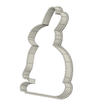 easter bunny cookie cutter home kitchen dining utensils tool cookiecutter 3d print model - Mito3D