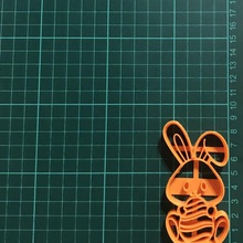 conejito de pascua cortador galletas art bunny cookie el conejo la sharp 3d print model - Mito3D