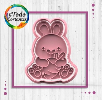 Ostern Hase Cutter Karotte Damhirschkuh Schneiden Kekse Marker Dichtung Drucker Stempel 3d print model - Mito3D