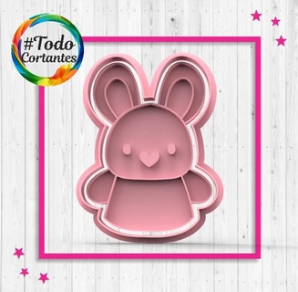 Ostern Hase Cutter Karotte Damhirschkuh Schneiden Kekse Marker Dichtung Drucker Stempel 3d print model - Mito3D