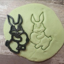easter bunny egg cookie cutter 3d print model - Mito3D