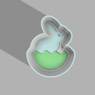 easter bunny eggshell bath bomb mold Various 1000stl 3d printing file 3d print model - Mito3D