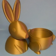 Paskalya tavşanı hediye kutusu sanat bunny 3d print model - Mito3D