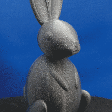 easter bunny v9 art 3d print model - Mito3D