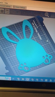 Paskalya tavşan duvar dekor Yumurta topper Bunnyegg kademe tepsi Sanat kek Parti 3d print model - Mito3D