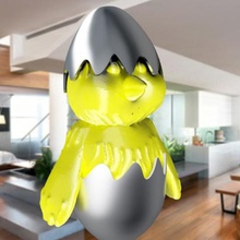 easter chicken 3dgregor home deco typo printing 3dprinting printing3d 3ddesign technology 3d print model - Mito3D
