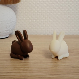 easter chocolate bunny model rabbit miniature decoration 3d print model - Mito3D
