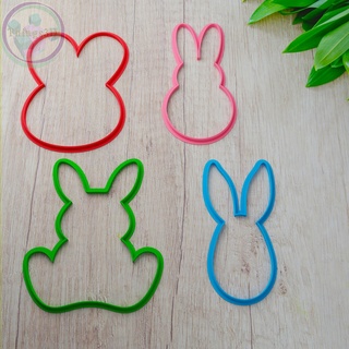 easter cookie cutter Home cutting cake cutters stamps cookiecutter frame present clay animal bird egg chiken rabbit hare 3d print model - Mito3D
